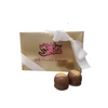 Peanut Butter Buckeye Candy with Gold Gift Box