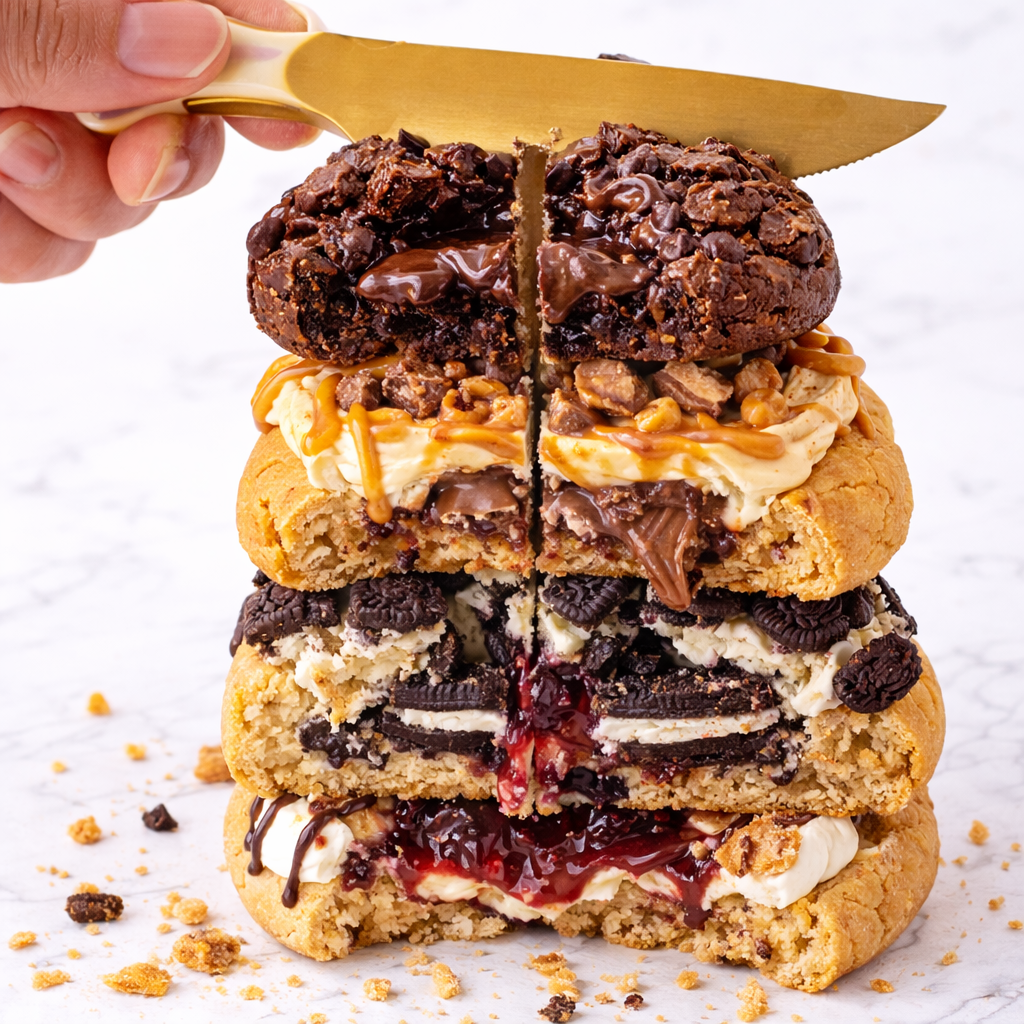 Assorted Deep Dish Cookies, 12PC