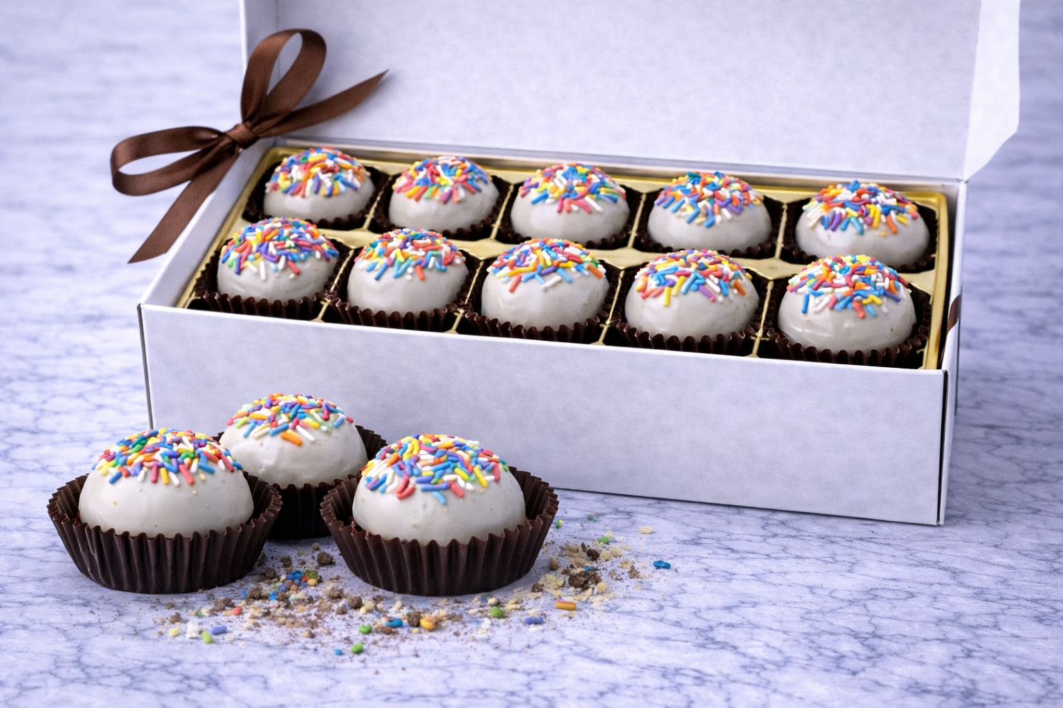 Birthday Cake Truffles, 12PC