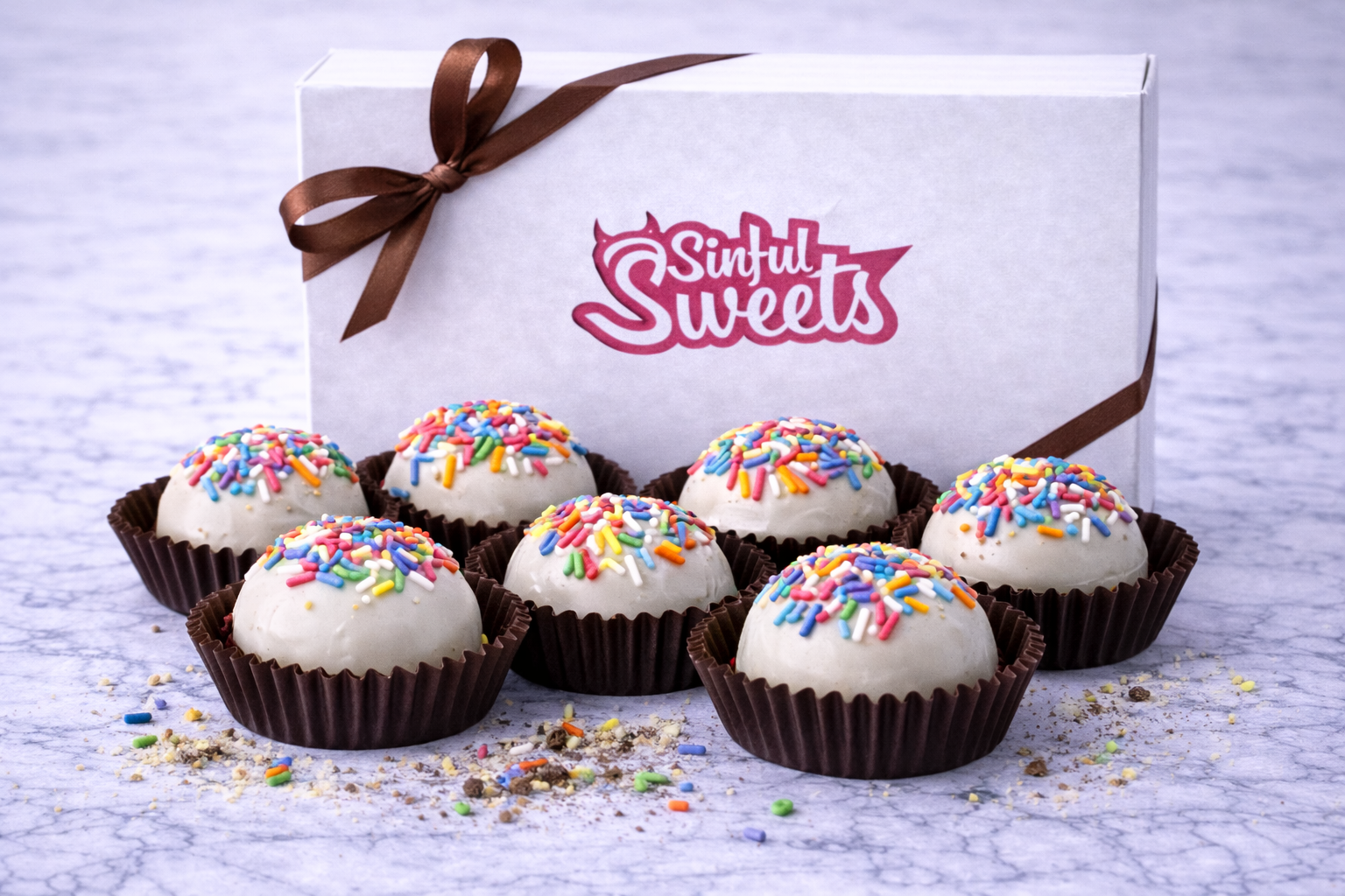 Birthday Cake Truffles, 12PC