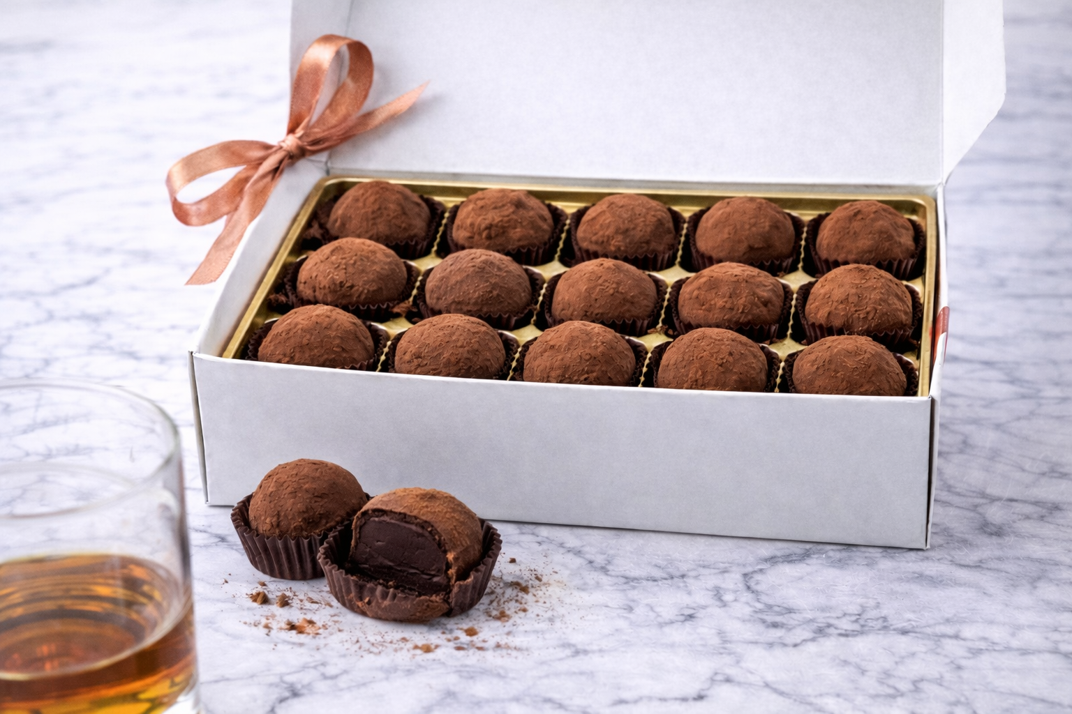 Bourbon Truffles, 12PC
