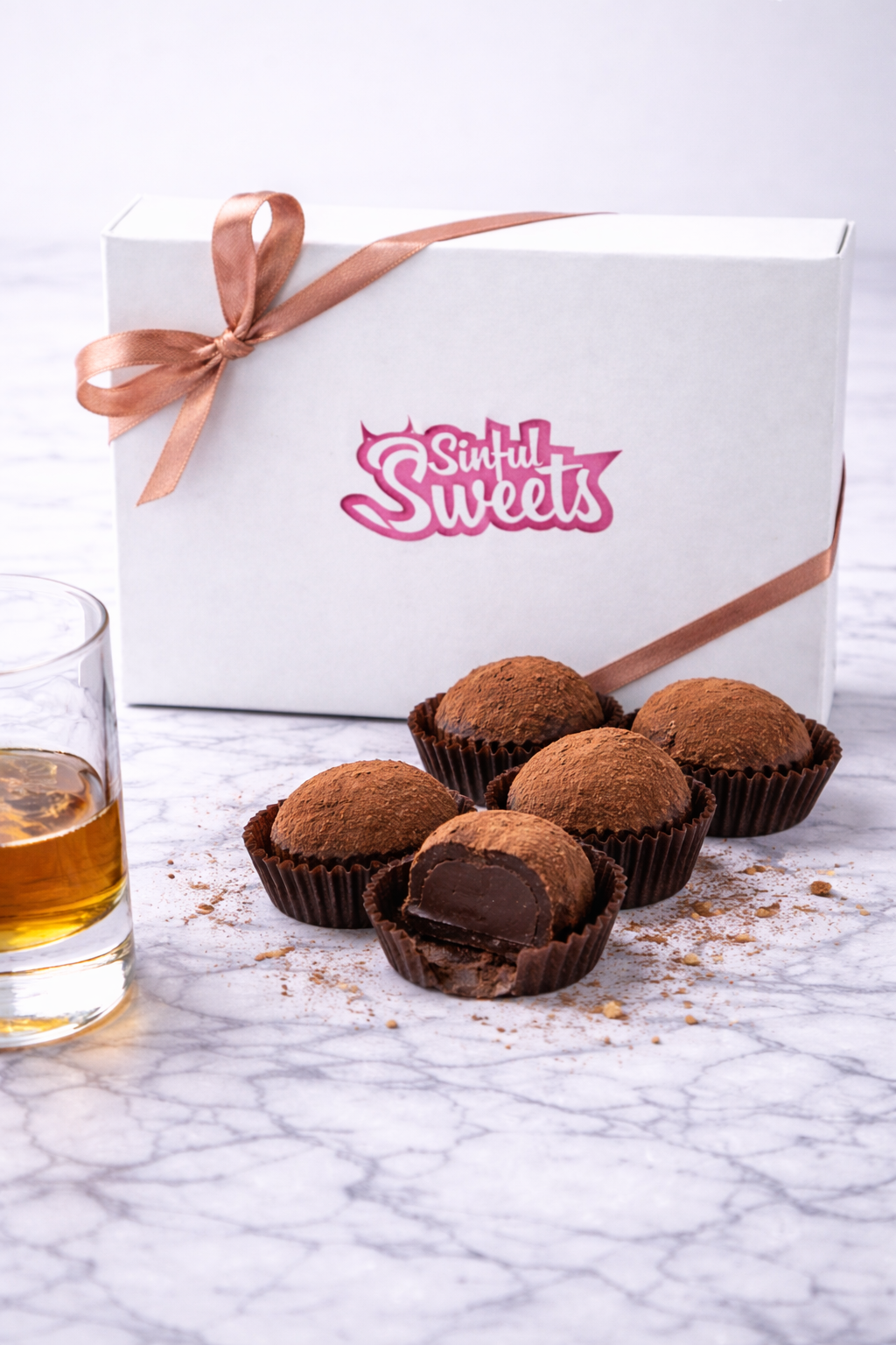 Bourbon Truffles, 12PC