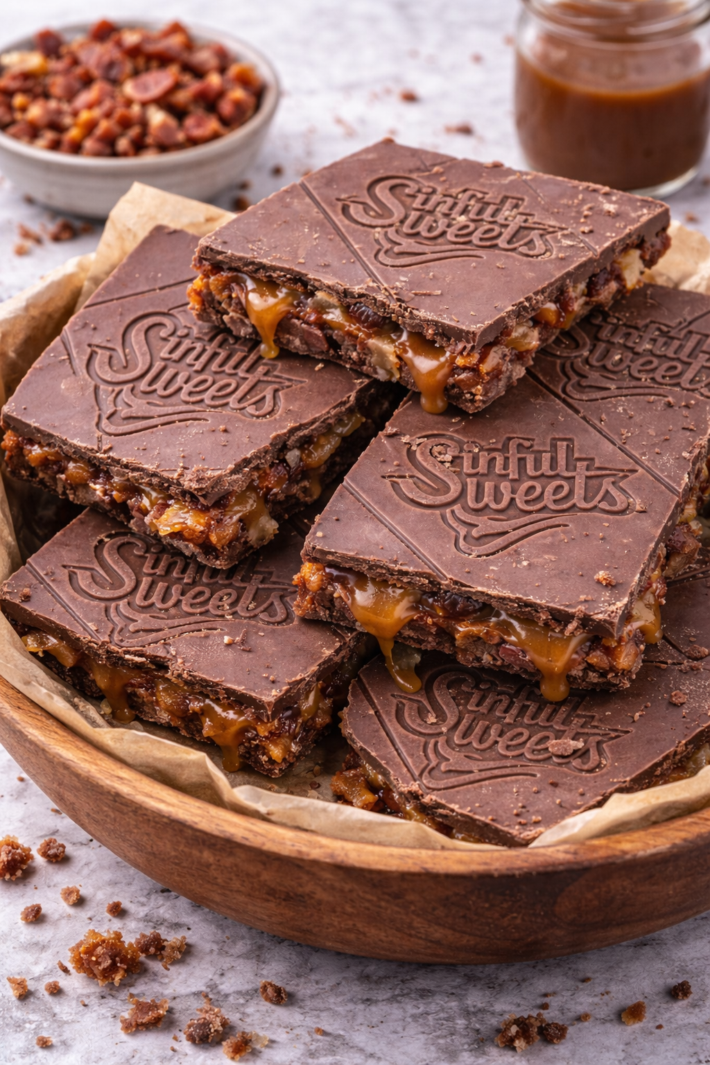 Artisan Caramel Bacon Bark