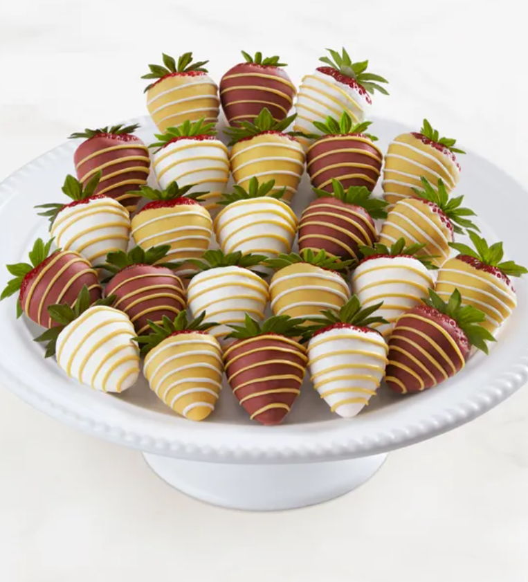 Sunny Day Drizzled Strawberries