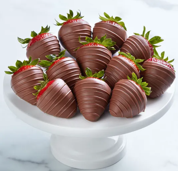 Decadent Milk Chocolate Strawberries